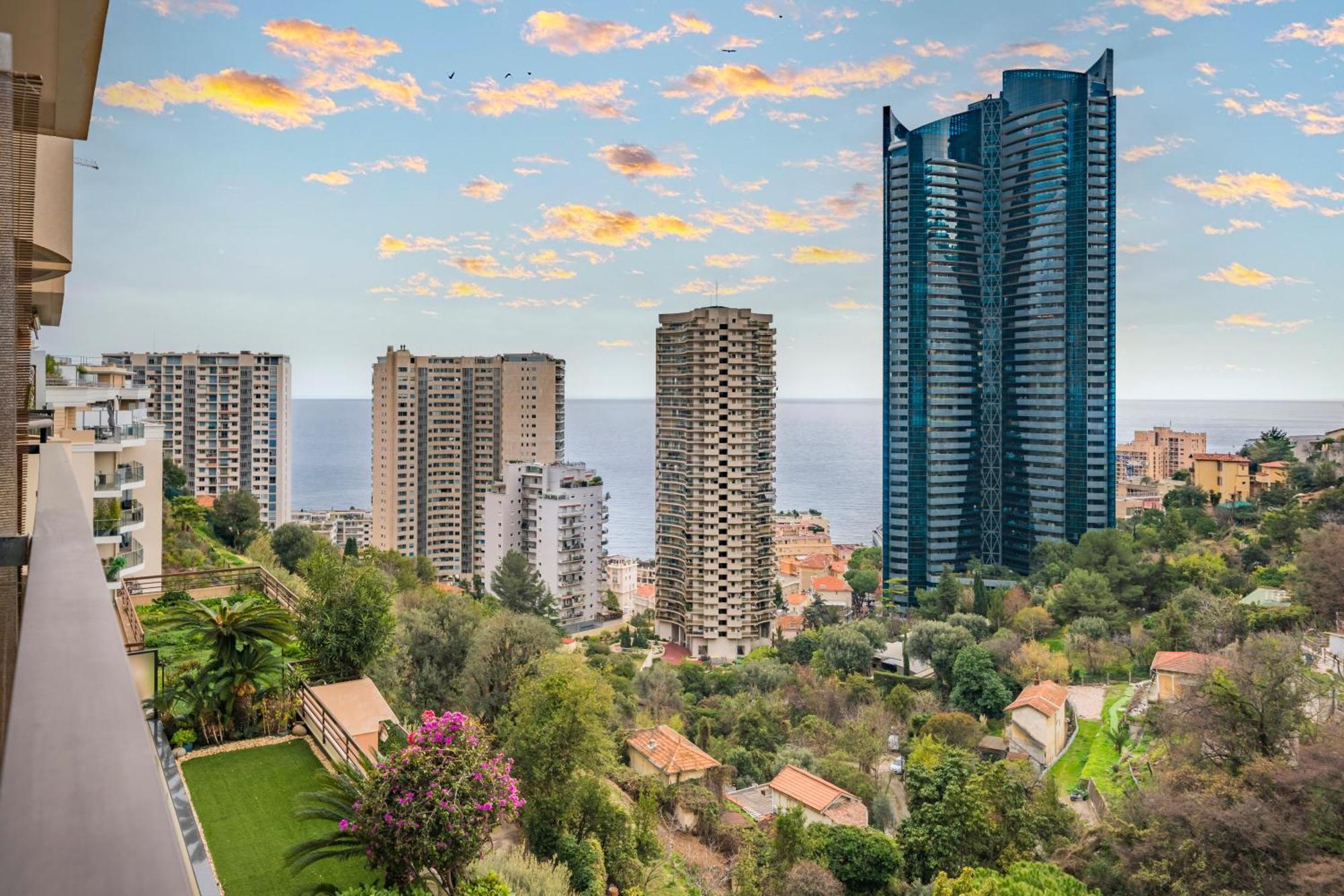 보솔레이 5mn Monaco - Vue mer - Parking - Piscine - BB 아파트 외부 사진