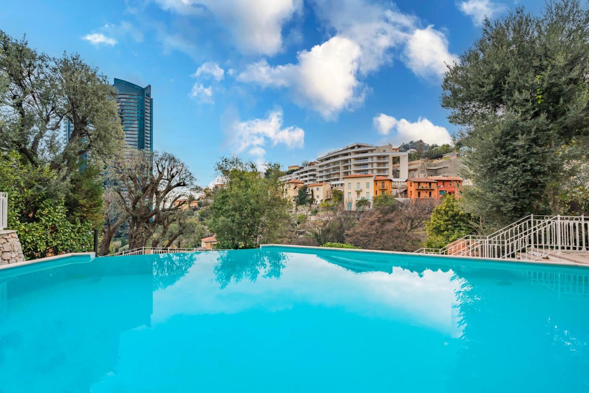 보솔레이 5mn Monaco - Vue mer - Parking - Piscine - BB 아파트 외부 사진